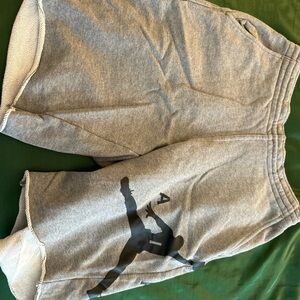 Jordan Gray Shorts with Logo